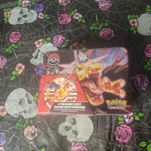 Pokemon TCG 2023 Fall Collector Chest Tin Box 3 FACTORY SEALED!!